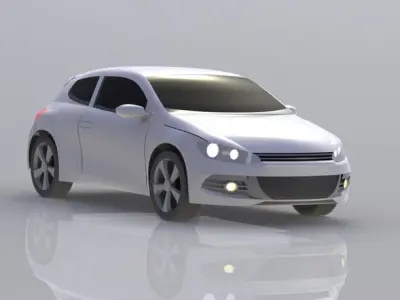 Volkswagen Scirocco Free 3D model