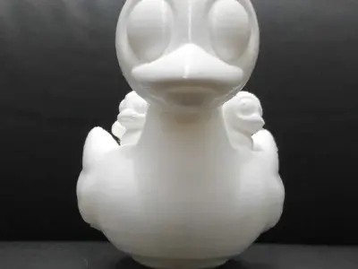 Duck and Ducklings 3D print model