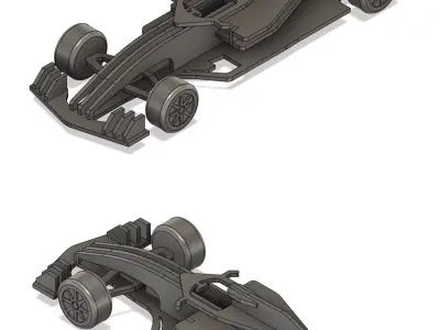 F1 Car Build Kit 3D print model