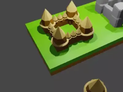 all walls lvls clash of clans Free 3D model