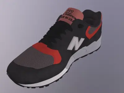 NEW BALANCE 999 SHOES PBR Low-poly 3D model purchase