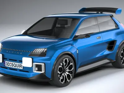 Renault Alpine R5 2025 3D model
