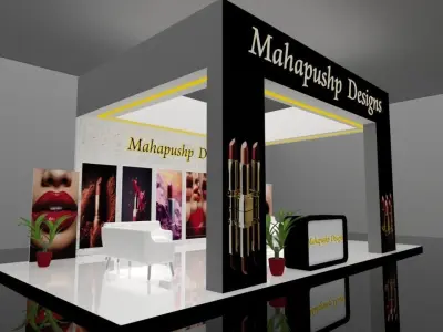 Stall Booth Design 3D model