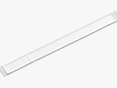 Football Fan Scarf Unfolded Low-poly 3D model