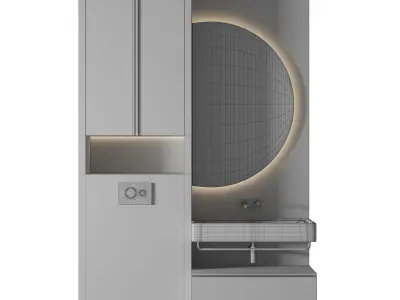 Luxury Bathroom 189 3D model