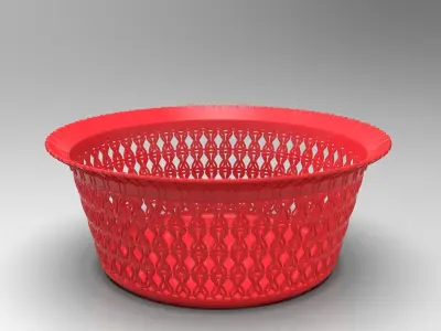 PLASTIC FRUIT BOWL 3D print model