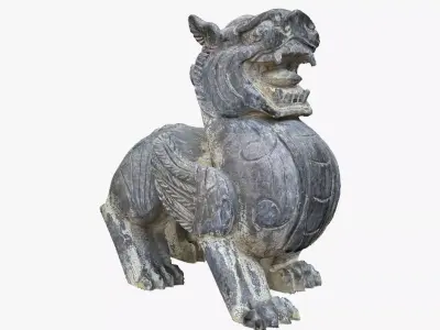 Chinese Stone Sculpture 3d scan 3D model