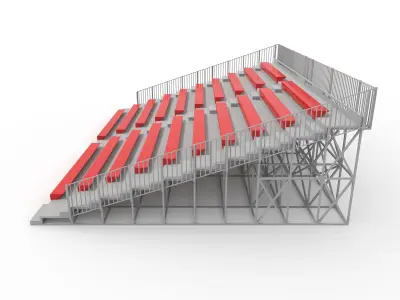 Bleachers 55 3D model