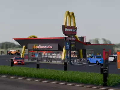 McDonalds Restaurant 3D model