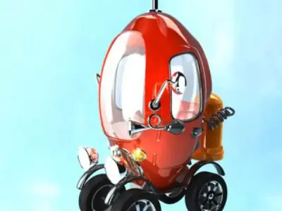 Propeller Car 3D model