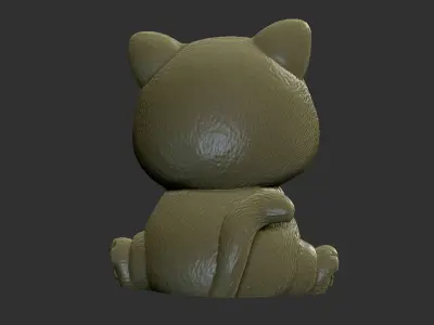 baby cat 3D print model