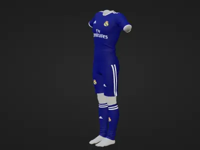 Real Madrid Sportwear Low-poly 3D model