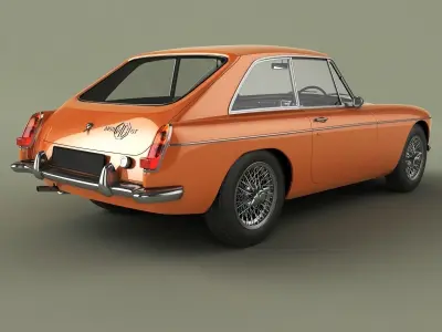 MG MGB GT 3D model