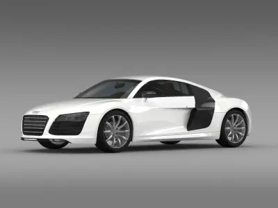 BB Audi R8 V10 Plus 2013 3D model