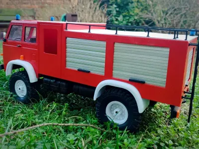 Alternative WPL chassis 3D Star 266 Unistar 4x4 Polish FireTruck 3D print model