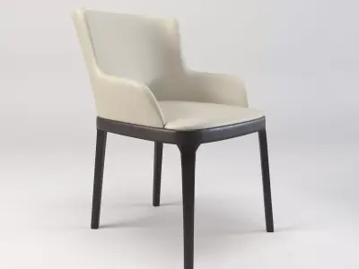 Italia chair - Italia magda - restaurant chair - armchair  Low-poly 3D model