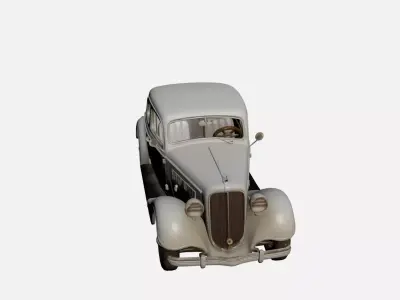1930s Early Vintage Classic Coupe 3D model 3D model
