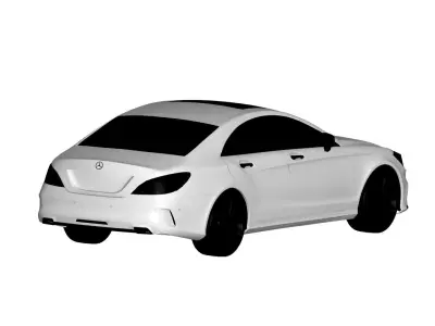 mercedes benz cls-500 3D model