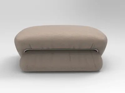 Pisu Pouf Low-poly 3D model