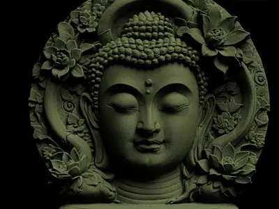 Buddha Sculpture 3D print model