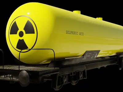 Train wagon complete texture and material Low-poly 3D model Low-poly 3D model