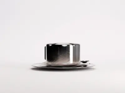 Espresso Set 01 Low-poly 3D model