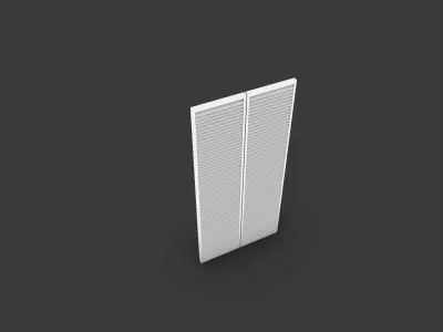 Door 1 radiator Free 3D model