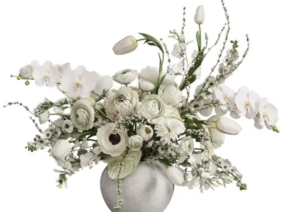 Flower In Vase 82 3D model