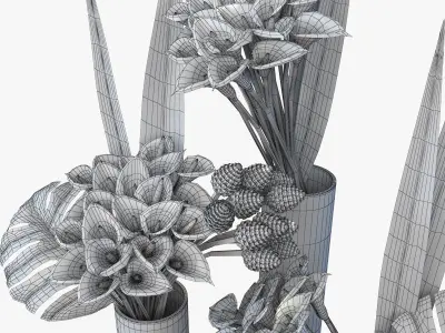 Callas with stones 3D model