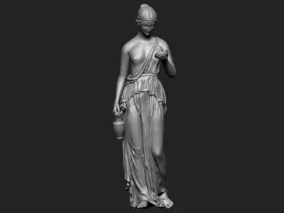 Hebe rose garden Sculpture  Classical  3D print model