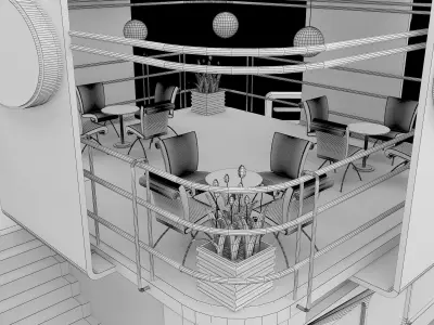 Booth Exhibition Stand a543a 3D model