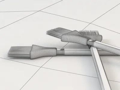 BBQ Basting Brush 3D model