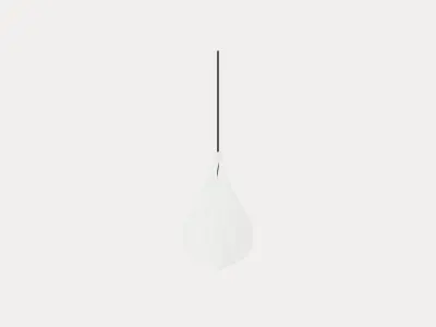 Alva Medium White Low-poly 3D model