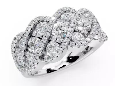 Diamond Band 3D print model