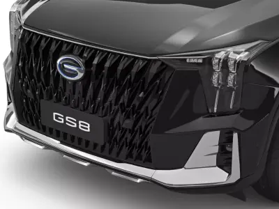 2026 GAC GS8 6 Seats with Interior 3D model