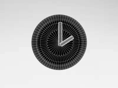 Two O Clock Low-poly 3D model