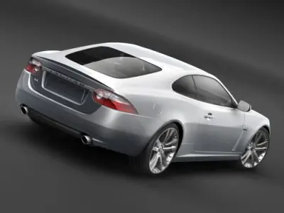 Jaguar xk 2007 3D model