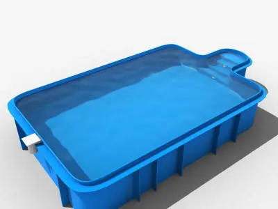 Obdelnik Laguna 3D model