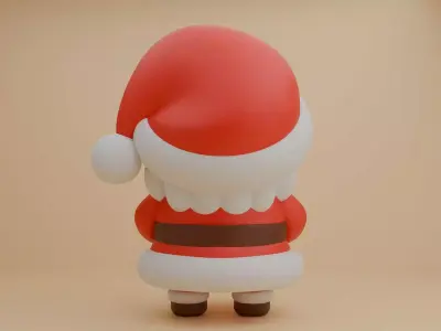 Christmas santa 05 3D print model