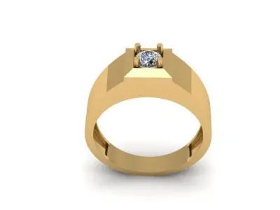 wedding ring for men 3D print model