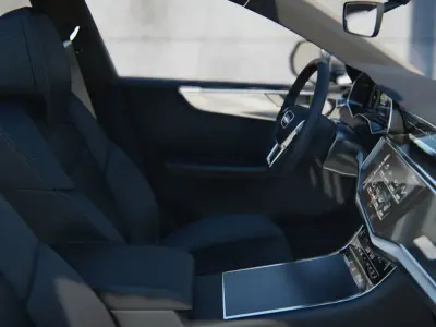 High Detailed Model of Audi Q8 2019 3D model