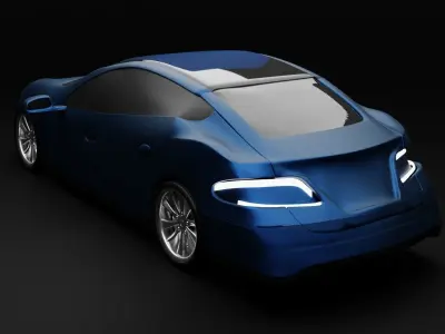 car 3d model sports 3D model