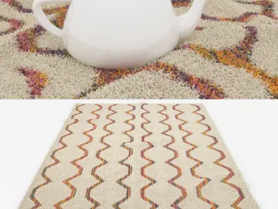 Rugs No 347 Low-poly 3D model