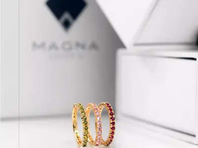 ETERNITY RINGS 3D print model