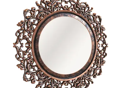 Ornamental Mirror 02 3D model