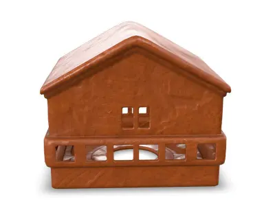 Clay Ceramic House 3D model