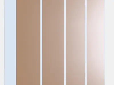 PAX - REINSVOLL Wardrobe combination 1 Low-poly 3D model