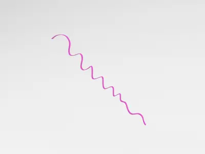 Ribbon v1 002 Low-poly 3D model