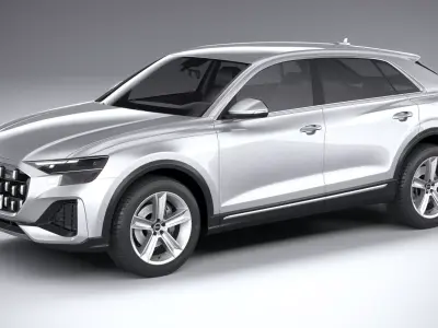 Audi Q8 basic 2024 3D model