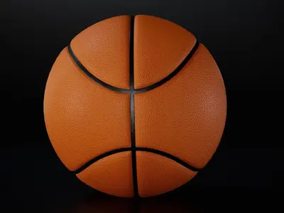 Basketball ball with 3 Textures Low-poly 3D model
